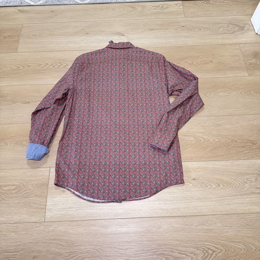 CREMIEUX Long Sleeve Shirt Men's LT Large Tall Paisley Print Button-Up Lot Of 3 - Picture 9 of 15